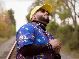 Fuego The Profit posing for his next photo shoot.