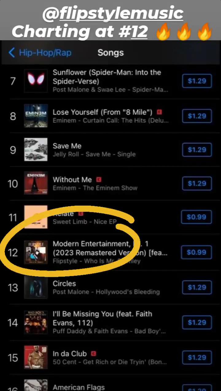 Flipstyle Hits #12 On iTunes Charts With New Single “Modern Entertainment, Pt. 1” ft. Melissa