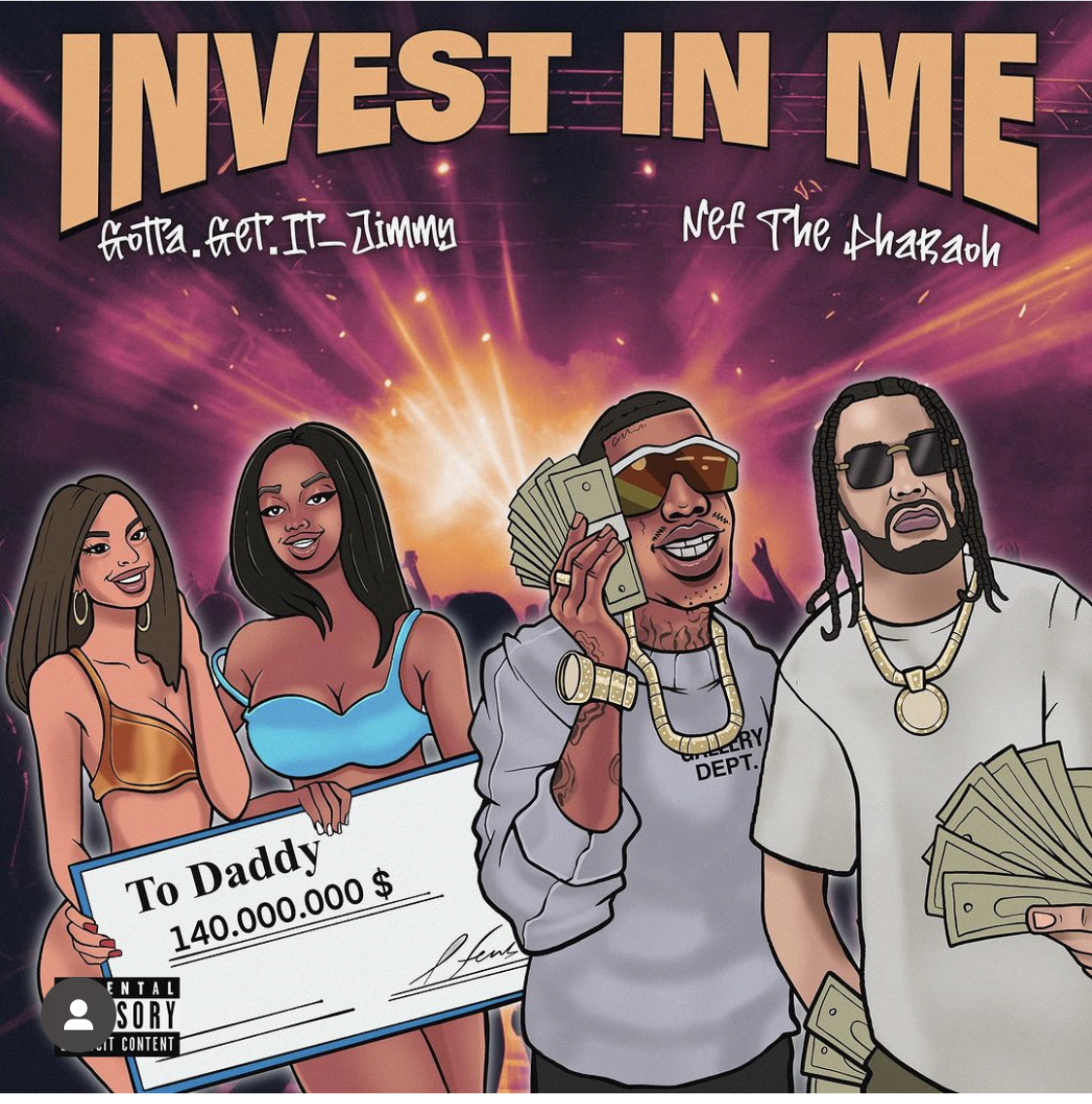 Gotta Git It Jimmy – “Invest In Me” ft. Nef The Pharaoh