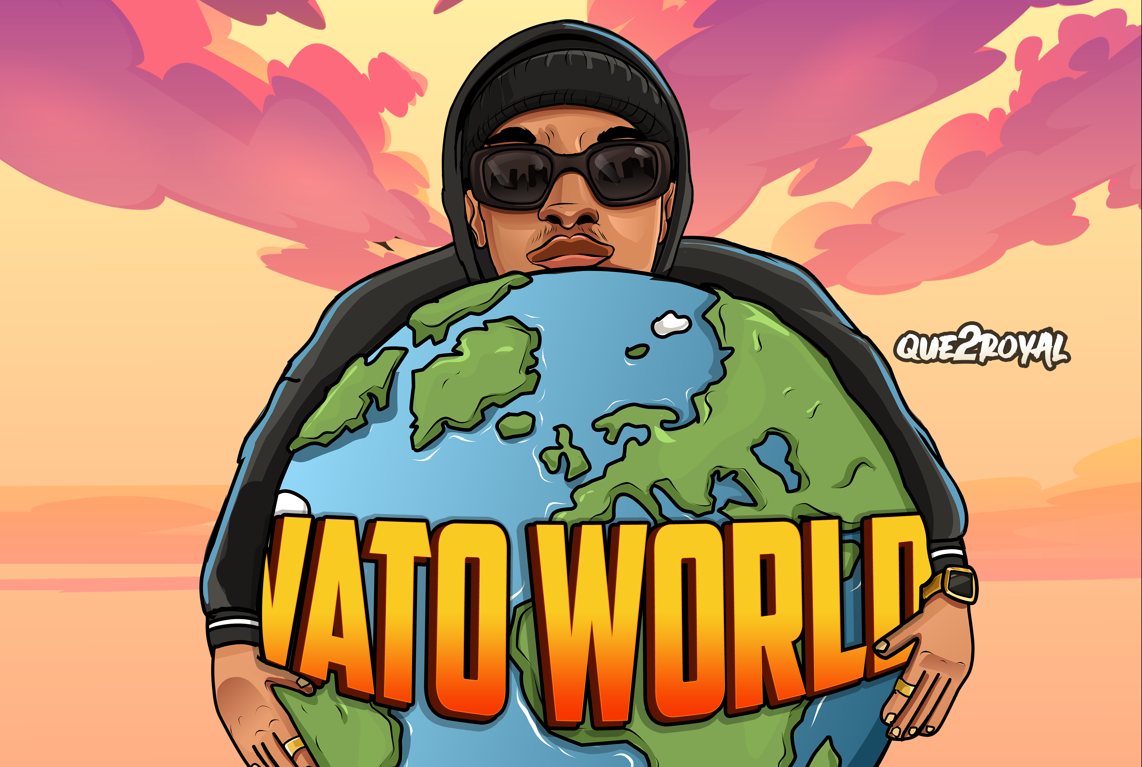 Que2Royal Unveils a Remarkable Evolution with the Release of "VATO WORLD" Featuring Grammy Award Nominee Producer Pyrex Whippa