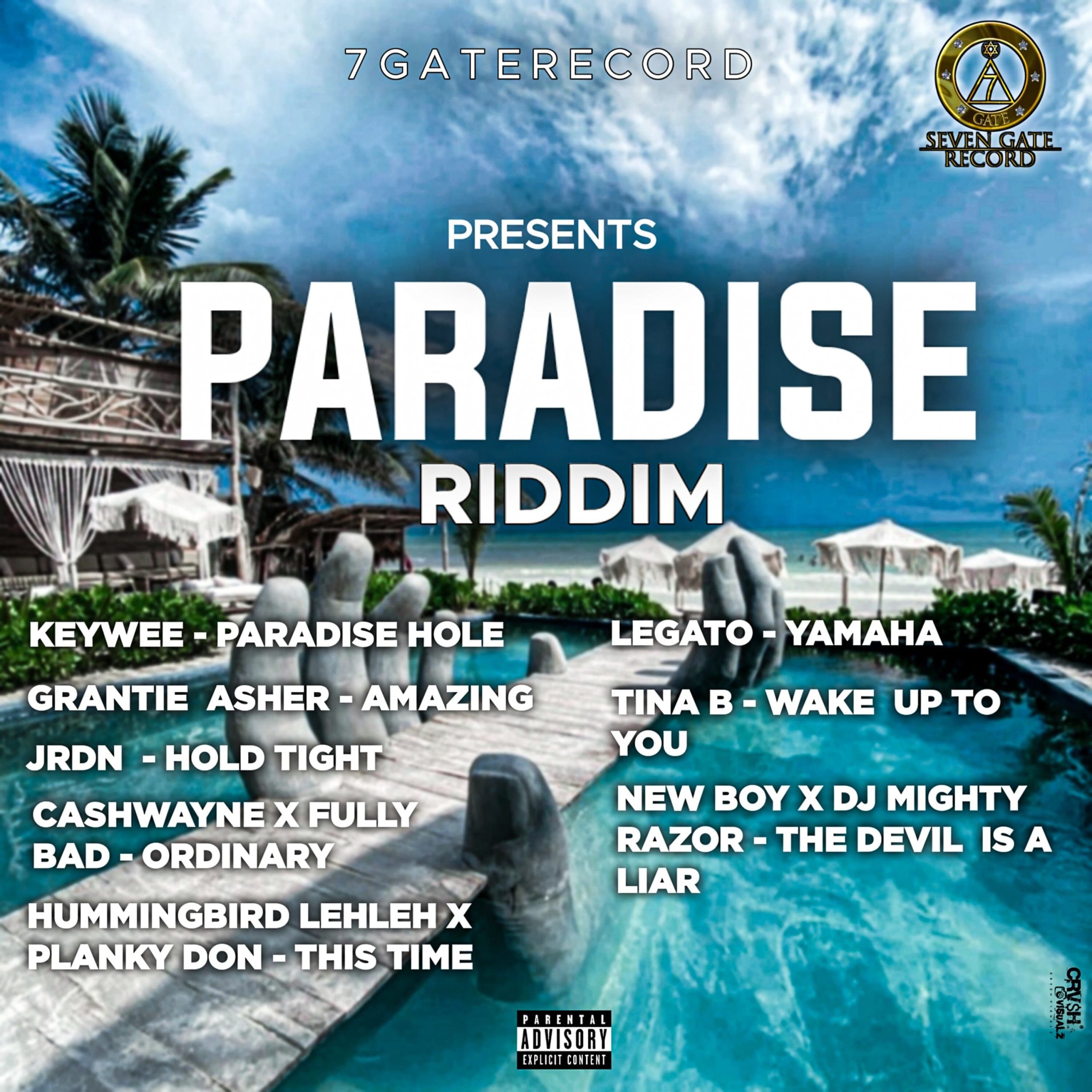 Global Fusion: Canadian Label 7 Gate Records Unveils Paradise Riddim with Key Artists Keywee, JRDN, Tina B, Fully Bad, Cashwayne, and More
