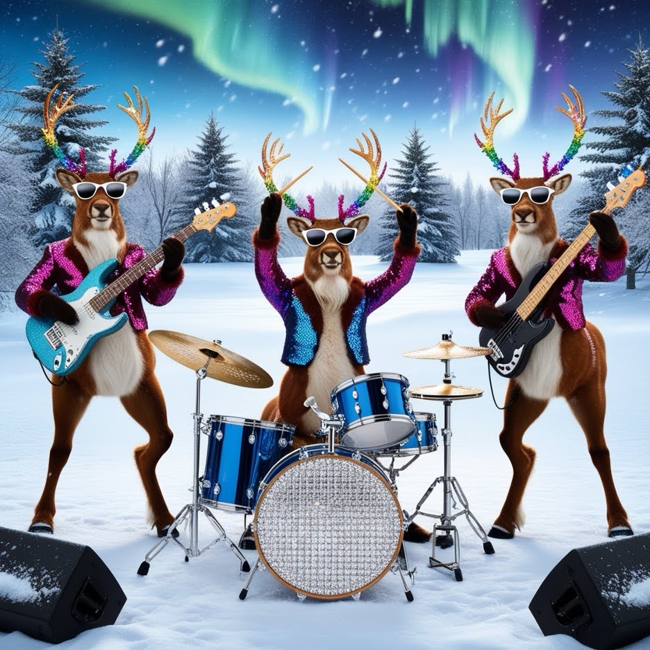 Reindeer Riot: Hooves, Hype, and Holiday Rock ’n’ Roll