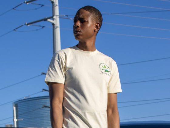 celebrity recording artist Young Keefa doing a photoshoot with his sponsor