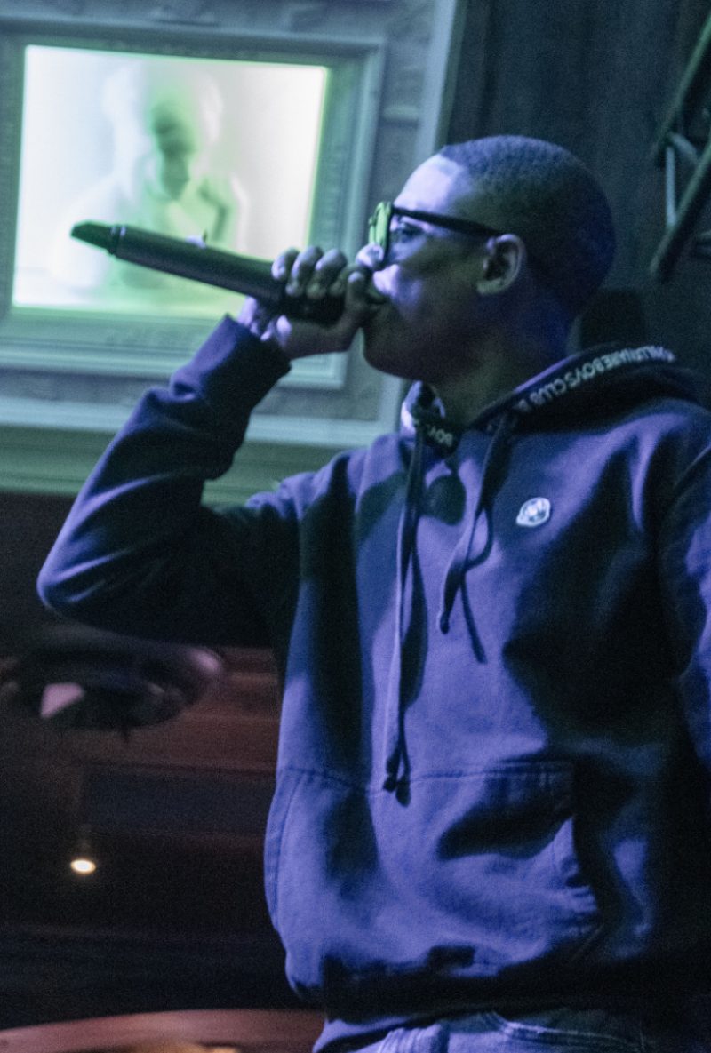 Celebrity recording artist Young Keefa performing live at a legendary hiphop venue in las vegas