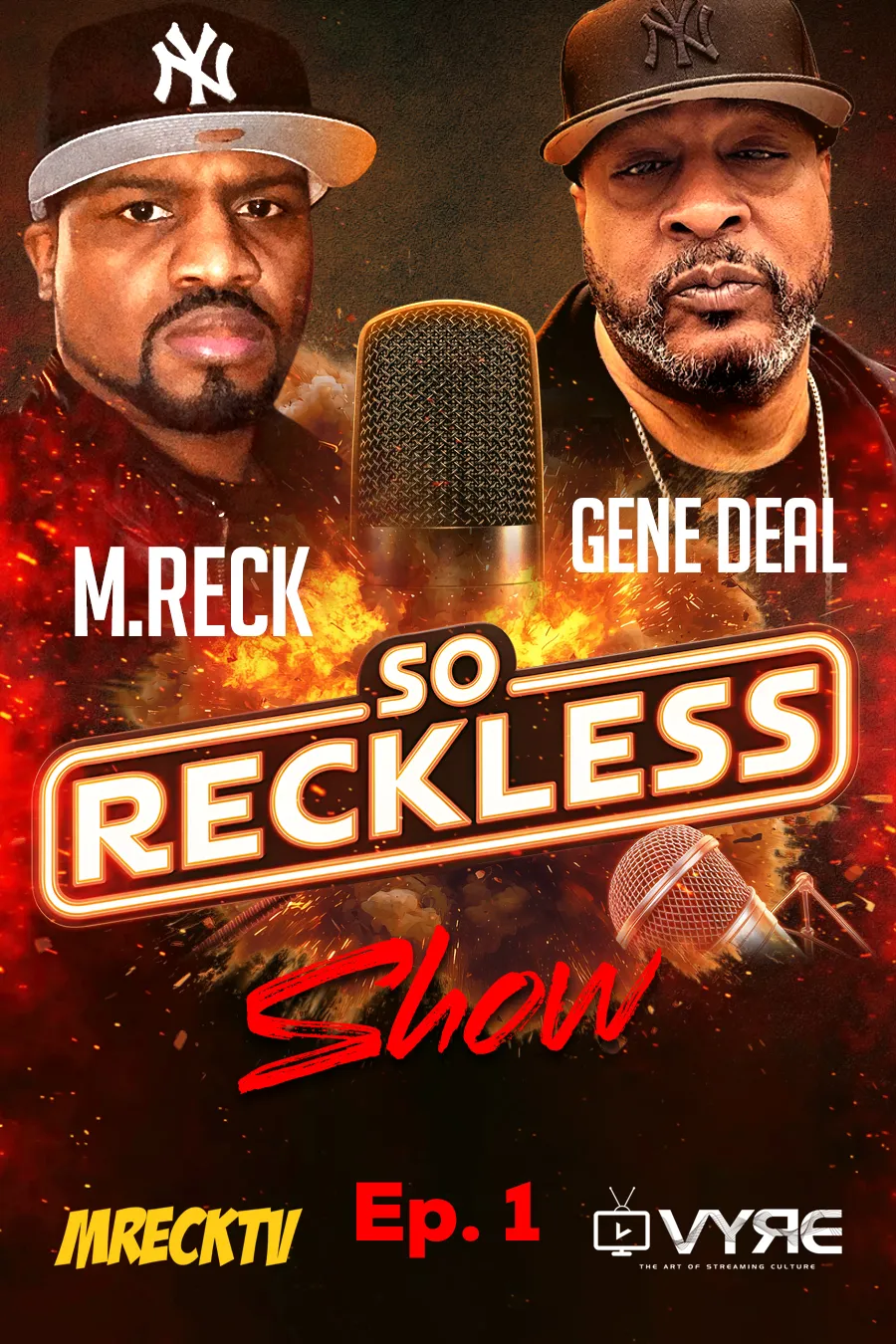 MReck TV flyer announcing deal with VYRE for Gene Deal interview and deal