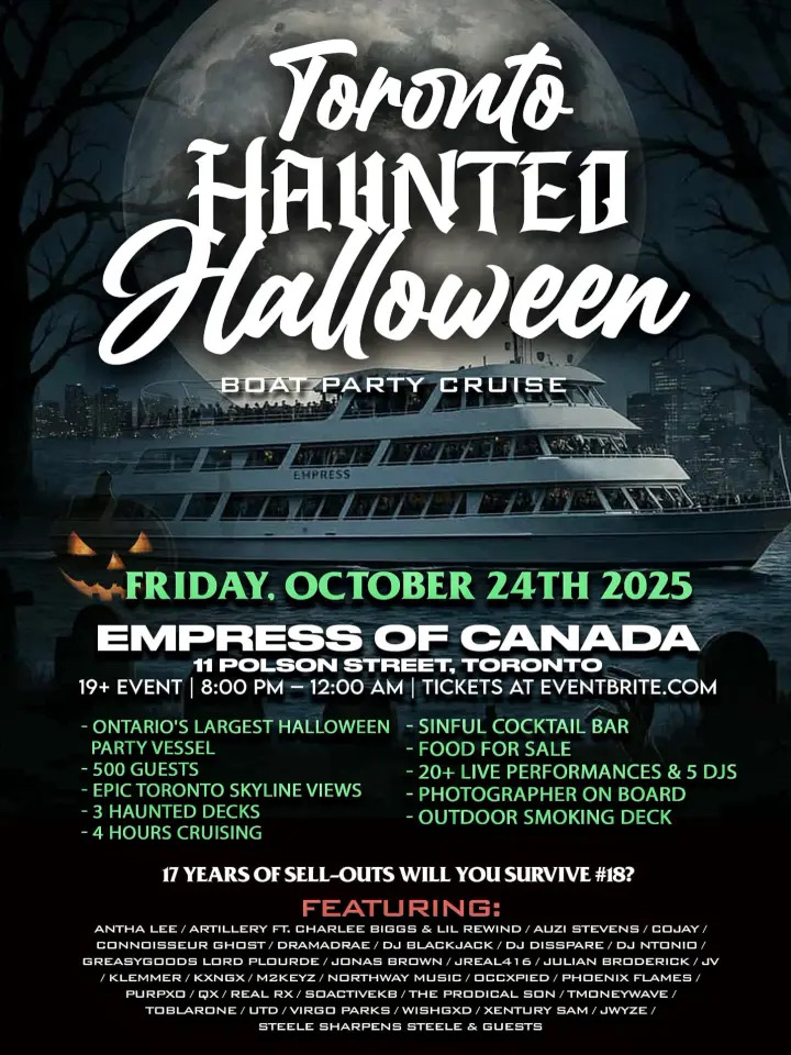 Klemmer Set to Rock Ontario’s Biggest Halloween Boat Party — The Toronto Boat Show Cruise 2025