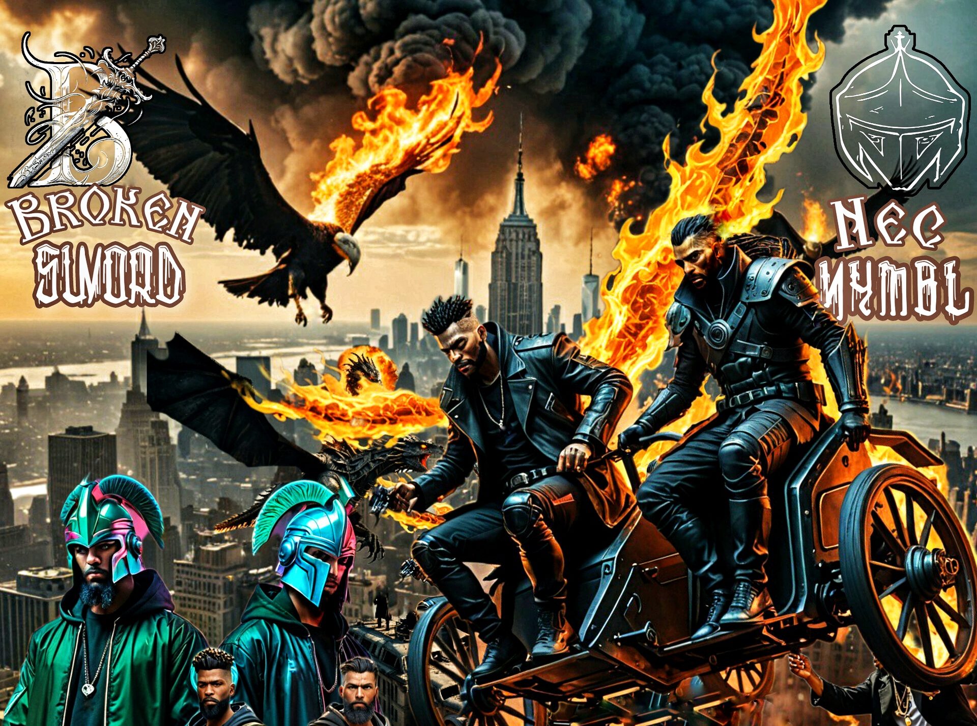 Nec Nymbl & Broken Sword Unite For “Gladiatorz Of Da Gutta” — A Revolutionary Hip-hop Anthem That Challenges The System