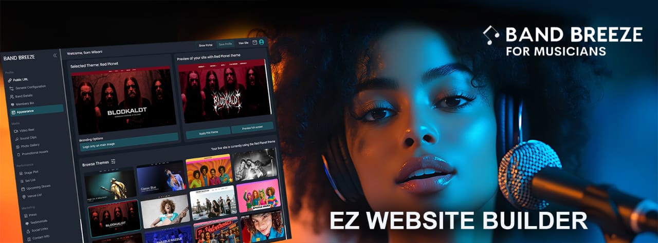 Band Breeze Review: The Website Builder That  Finally Gets It Right for Musicians