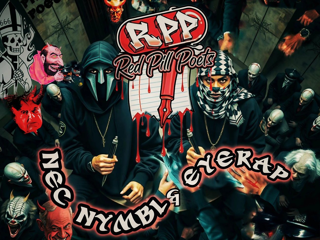 Nymbl and Eyerap Drop a Wake-Up Call for Hip-Hop with “RED PILL POETS”