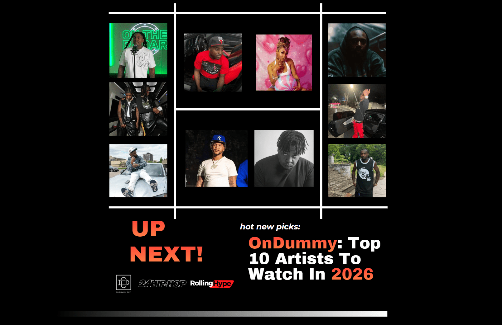 OnDummy: Top 10 Artists to Watch in 2026