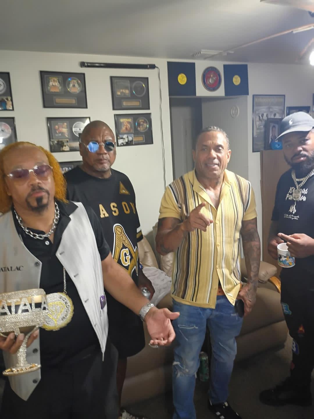 Natalac, Set It Off, Benzino and Rizza at Natalac Records