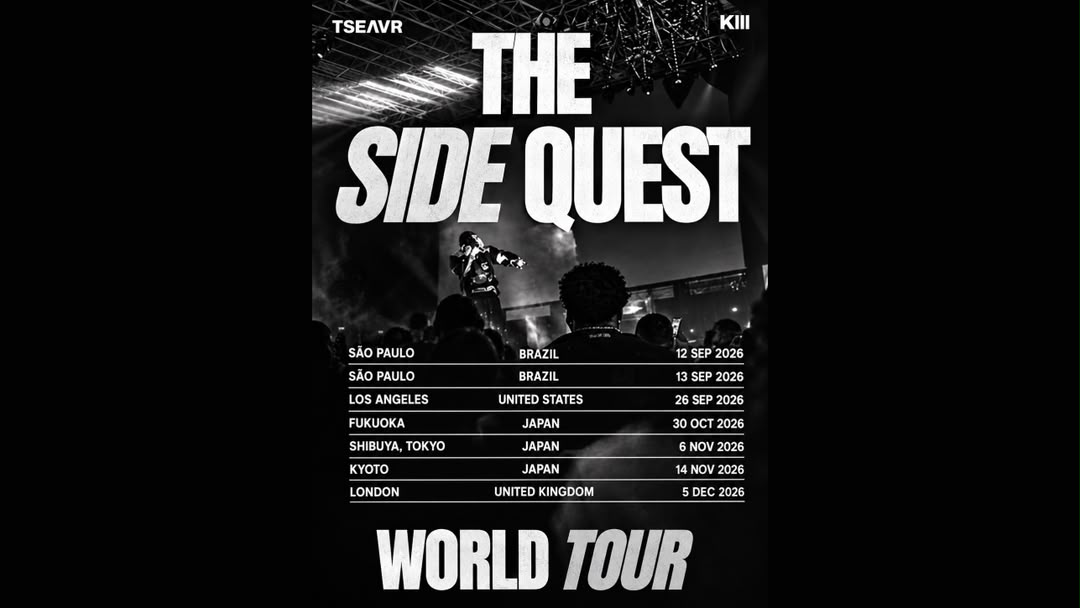 Kiii Takes His Independent Vision Worldwide With THE SIDE QUEST International Tour
