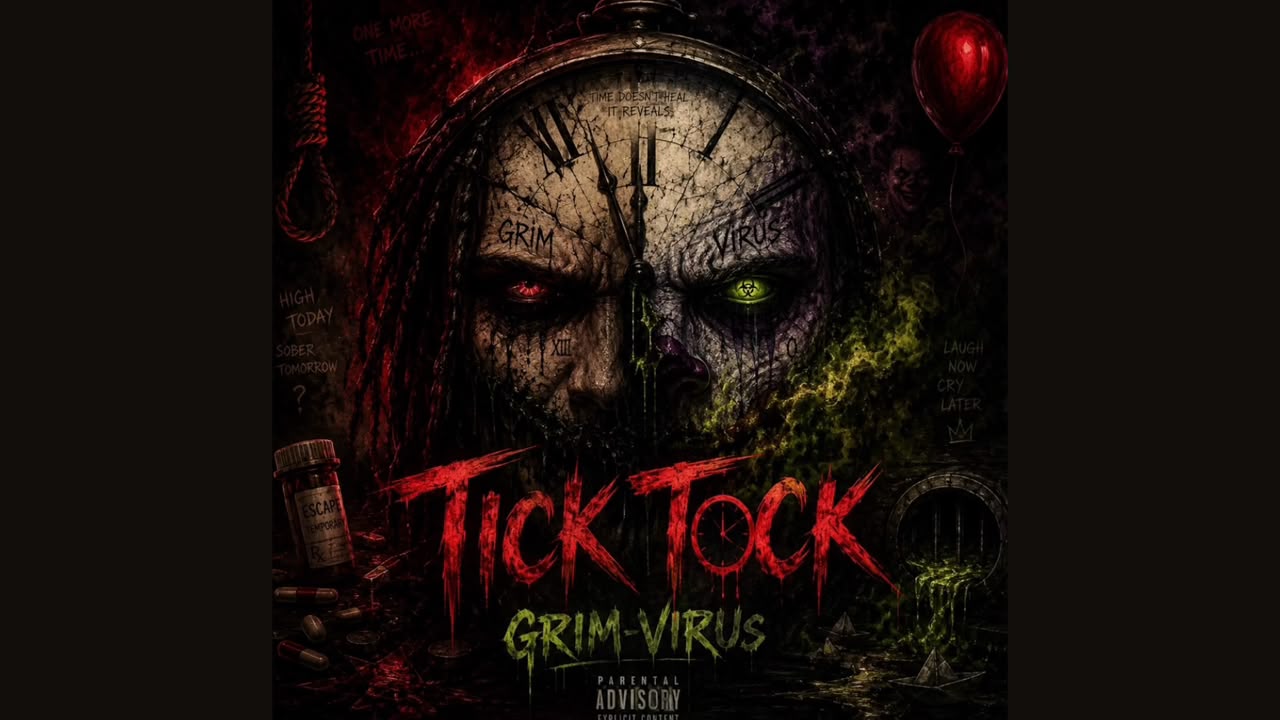 GRIM-VIRUs Turns Life’s Darkest Chapters Into Music With Latest Single “Tick Tock”