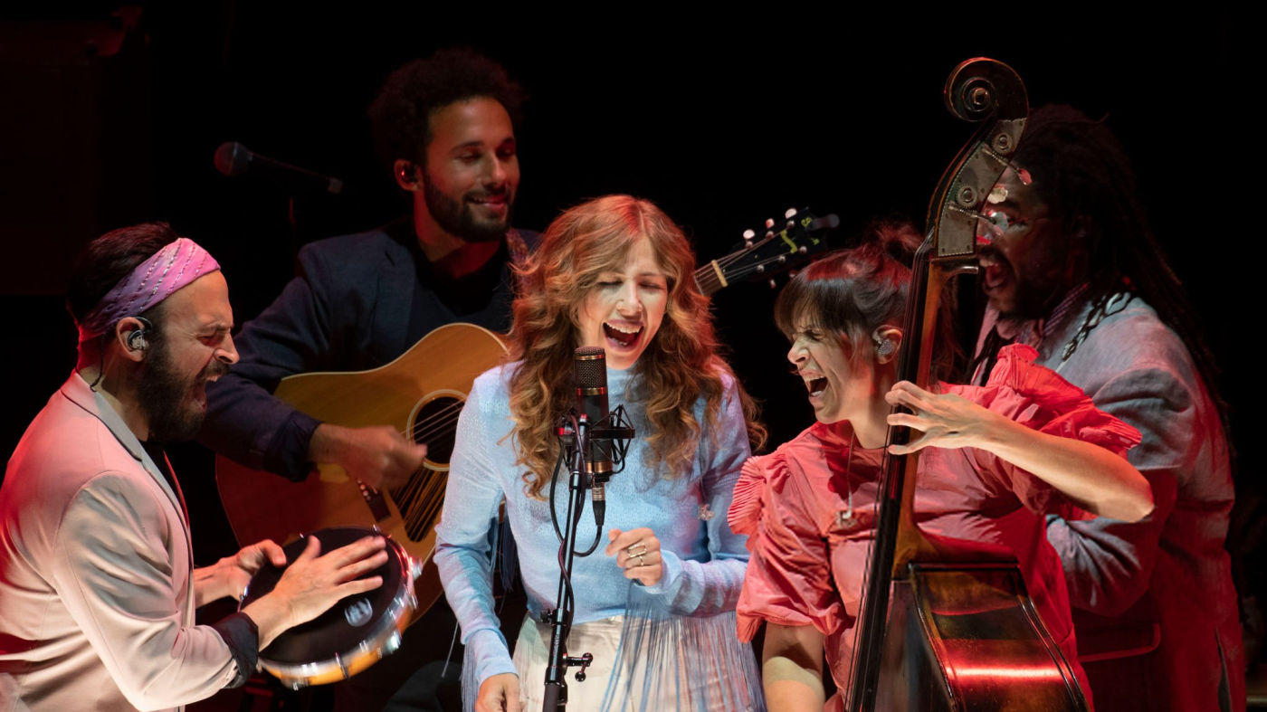 Lake Street Dive - MORRISON, COLORADO - MAY 08: (L-R) Lake Street Dive Mike Calabrese, James Cornelison, Rachael Price, Bridget Kearney and Akie Bermiss perform at the Season 8 Centerpiece event during SeriesFest at Red Rocks Amphitheatre on May 08, 2022 in Morrison, Colorado. (Photo by Tom Cooper/Getty Images for SeriesFest)