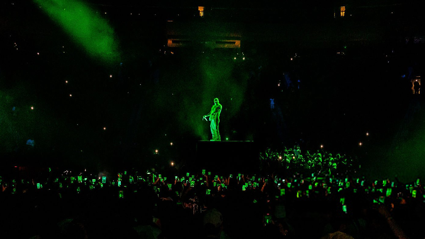 Yeat - Yeat performs during The LOVE / LYFE TOUR held at the Intuit Dome on August 15, 2026 in Inglewood, California. (Photo by Christopher Polk/Billboard via Getty Images)